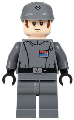 LEGO Minifigure -- Imperial Officer (75055)-Star Wars / Star Wars Episode 4/5/6 -- SW0582 -- Creative Brick Builders